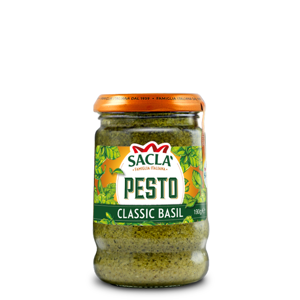 Sacla Classic Basil Pesto 190G - Tesco Groceries