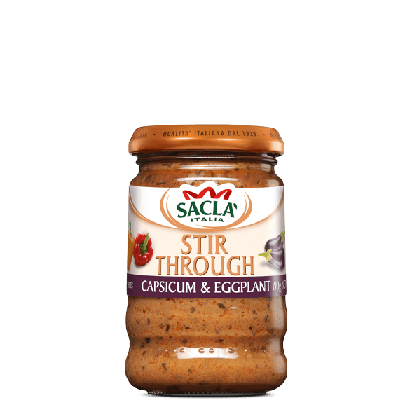 Capsicum and eggplant pasta sauce